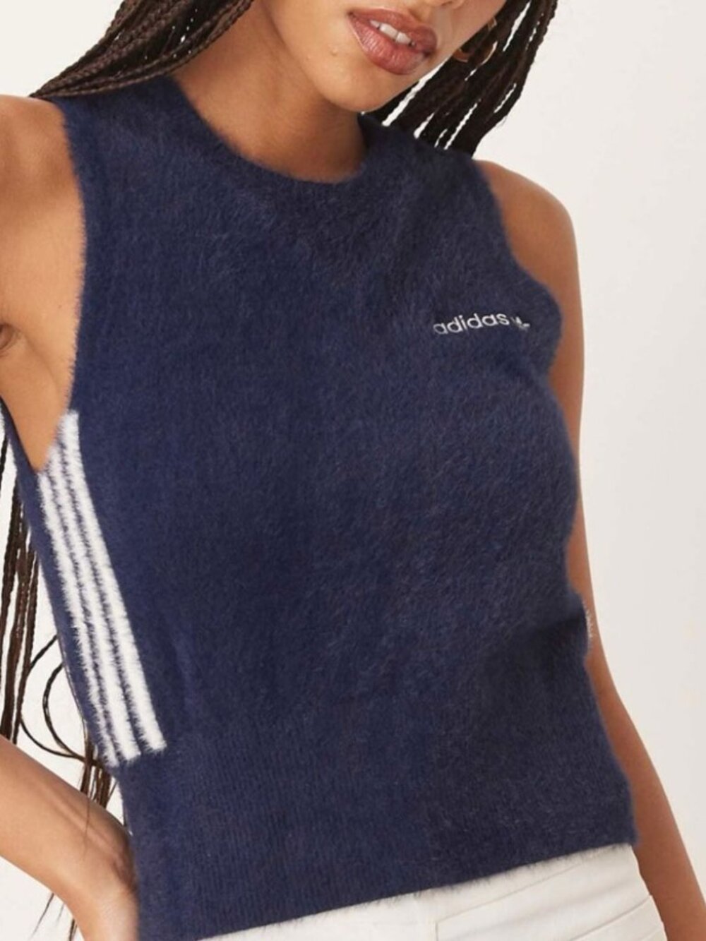 Adidas Fluffy Knit Vest - Picture 4 of 7